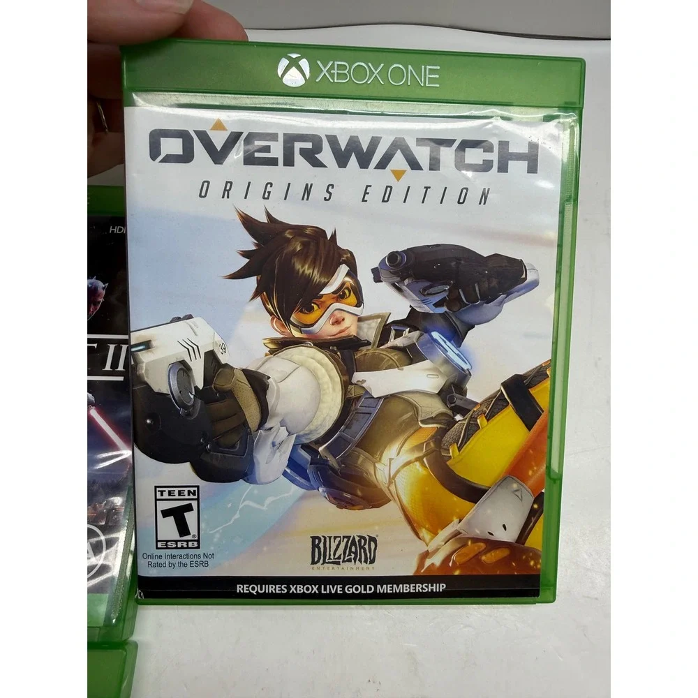 Xbox One Game Bundle Star Wars Battlefront II Overwatch Hello Neighbor PVZ GW2